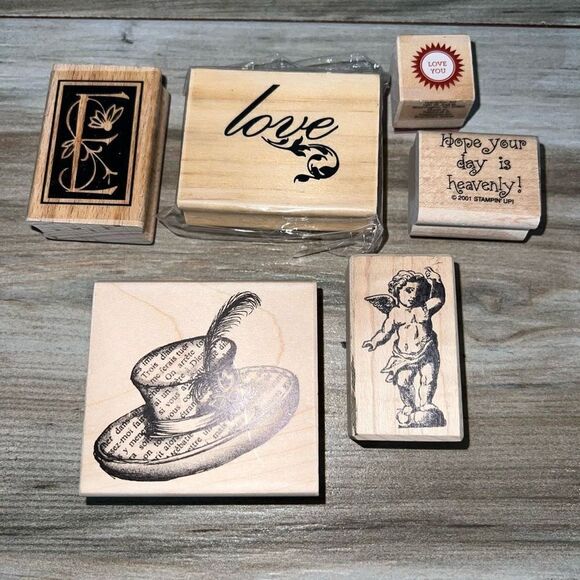 Love Rubber Stamps for Crafting and Card Making Inspiration and Imagination - Picture 1 of 9